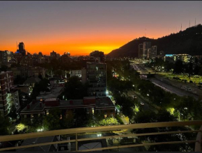 Departamento vista despejada al Cerro San Cristóbal